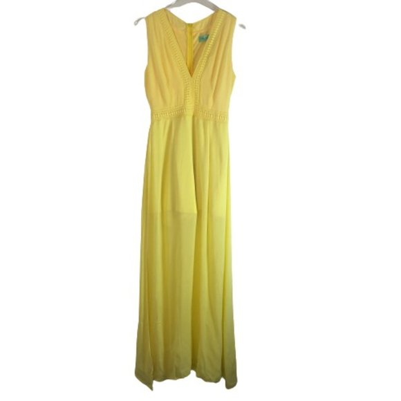 Filly Flair Dresses & Skirts - Filly Flair Boutique Maxi Dress Romper Yellow